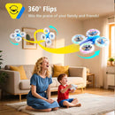 053Drone for Kids,Colourful LED RC Drone, Drone kids for Beginners,3D Flips,Altitude Hold, Propeller Full Protect,Mini drone Toy With 3 Batteries, Great Gift Toy for Boys and Girls by TinyTreasures Baby Boutique