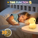Night Light for Kids, 7 Color Changing BPA-Free Silicone Lamp with Touch Control, Eye Protection, Rechargeable Battery, Soft & Safe Nursery Lamp for Boys & Girls (Dinosaur) by TinyTreasures Baby Boutique
