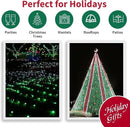 100 Count Green- String Lights - 21.6FT LED Christmas Lights, Mini led Lights for Indoor Outdoor Home Holiday Party Wedding Independence Day Decoration by CozyNest Decor