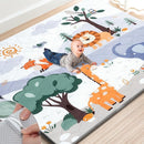 Premium Foam Baby Play Mat 71" x 59" – Removable & Machine Washable Cover, Extra Thick Padding Playpen Mat, Non-Slip Crawling Mat, Easy to Clean for Infants, Toddlers & Babies by TinyTreasures Baby Boutique