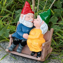 Kiss Garden Gnome Statue Valentine's Day Gifts Couple in Love Collectible Figurine Mr and Mrs Gnome Statue Lover Couple Figurine Romantic Gnome Statue Indoor Outdoor Garden Yard Home Décor by CozyNest Decor