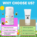 Kid Face Sunscreen Moisturizer with SPF – SPF 30 Mineral Face Sunscreen – Lightweight, Non-Greasy, Reef-Safe with Zinc Oxide & Niacinamide – Broad-Spectrum UV Protection – Daily Moisturizer for Kids by TinyTreasures Baby Boutique