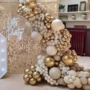 130pcs White Sand Balloons Different Sizes 18" 12" 10" 5" Off White Party Latex Balloons for Birthday Baby Shower Graduation Wedding Gender Reveal Anniversary Party Decorations by CozyNest Decor