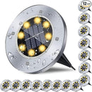Solar Ground Lights, Waterproof Solar Garden Lights, Upgraded Outdoor Garden Waterproof Bright in-Ground Lights, Landscape Lights for Pathway,Yard,Deck,Lawn,Patio,Walkway (16 Pack Warm Light) by GreenHaven Gardens