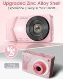 Digital Camera, Autofocus 48MP 4K Camera for Photography with 32GB Card, Portable Compact Point and Shoot Digital Camera for Teens Adult Beginner Kids with Metal Shell, 2000 mAh Battery by TinyTreasures Baby Boutique