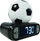 LEXiBOOK - Soccer Ball Digital Alarm Clock with Night Light Snooze, Clock, Luminous Soccer Ball, Black Colour - RL800FO by TinyTreasures Baby Boutique