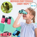 Kids Binoculars Best Gifts for 3-12 Years Boys Girls High-Resolution Optics Shockproof Mini Compact Binocuolar Toys Folding Small Telescope for Bird Watching Camping Outdoor Play by TinyTreasures Baby Boutique