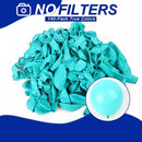 140pcs Cyan Blue Round Balloons Different Sizes 18 12 10 5 Inch Latex Balloons for Arch Decoration Party Balloon Kit for Graduation Birthday Party Wedding Balloon Baby Shower Decoration by TinyTreasures Baby Boutique