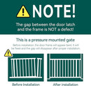 Babelio Auto Close Baby Gate with Small Cat Door, 29-43" Metal Cat Gate for Doorway, Stairs, House, Easy Walk Thru Dog Gate with pet Door, Includes 4 Wall Cups and 3 Extension Pieces, Gray by TinyTreasures Baby Boutique
