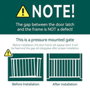 Babelio Baby Gate, 29-48 Inch Auto Close Pet Gate, Easy Install Pressure-Mounted Safety Gate, Extra Wide Pet Gate for Stairs and Doorways, 2 Pack White by TinyTreasures Baby Boutique