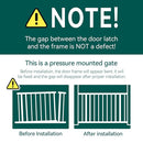 Babelio Metal Baby Gate, 29-48“ Auto Close Easy Install Pet Gate, Extra Wide Walk Thru Child Safety Gate, Pressure Mounted Dog Gate for Doorways & Stairs, with Y Spindle Rods, White by TinyTreasures Baby Boutique