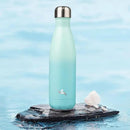 Insulated Water Bottles,17 oz Double Wall Stainless Steel Vacumm Metal Flask for Sports Travel,Mint by CozyNest Decor