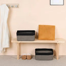 Large Storage Baskets for Shelves, Closet Organizers Bins for Clothes Blanket Towels, Baby Nursery, Toy Baskets Box, Woven Rope Baskets, 17 x 13 x 7.5”, 2 Packs Woven Brown by CozyNest Decor