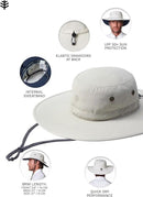 Men's Shapeable Wide Brim Hat - UPF 50 Sun Protection - Maximum Coverage on Your Next Adventure - Sun Fearless Leo Hat by GreenHaven Gardens