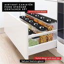 DWËLLZA KITCHEN Pasta Storage Containers for Pantry Airtight - 2 Pc Spaghetti Container Storage - Ideal for Spaghetti & Noodles, Kitchen Pantry Organization and Storage - Keeps Food Fresh & Dry by CozyNest Decor