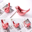 Notakia Small Birds Statues Pink Home Decor Modern Style Decorative Ornaments for Living Room, Bedroom, Office Desktop, Cabinets (2Pcs Pink Birds) by CozyNest Decor