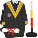 WERNNSAI Graduation Piñata - Graduation Gown Piñata with Blindfold and Bat Graduation Party Game Decorations for College School Elementary Kindergarten Party Games Supplies (12.5" x 16.5" x 3") by TinyTreasures Baby Boutique