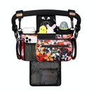 TOPDesign Universal Baby Stroller Organizer, Stroller Caddy with Detachable Mesh Bag & Heightened Insulated Cup Holders & Non-Slip Secure Hooks Accessories, Fits Most Strollers (Five Petal Flower) by TinyTreasures Baby Boutique