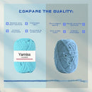 Yarniss Crochet Kits with Yarn,1120 Yards Soft Crochet Skeins, 10 Size Ergonomic Crochet Hooks with Portable Crochet Bag by TinyTreasures Baby Boutique