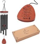 Memgift Memorial Wind Chimes for Loss of Loved One - Sympathy Gift for Loss of Father - Outdoor Bereavement Wind Chime for Dad - Garden & Patio Remembrance Windchime by CozyNest Decor