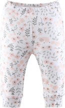 The Peanutshell 5 Pack Baby Girl Pants Set - 100% Cotton Toddler Pants for 0-24 Months Clothes for Toddlers & Babies - Flower by TinyTreasures Baby Boutique