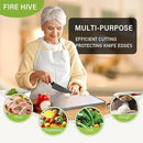 FIRE HIVE Pure Titanium & Platycodon Cutting Board - Double-Sided Large Kitchen Board, 16x11 Inch, Multi-Functional & Safe Cleaning Surface by CozyNest Decor