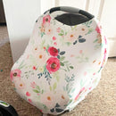 Stretchy Baby Car Seat Cover for Baby Boys and Girls, Multiuse - Nursing Breastfeeding Covers, Shopping Cart/High Chair/Stroller Covers, Infinity Scarf, Car Seat Canopies by TinyTreasures Baby Boutique