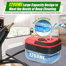 7-in-1 Handheld Steam Cleaner, 2200W High Pressure Steam Cleaner, 1.2L Portable Car Steam Cleaner for Home Kitchen, Bathroom, floor and Car Cleaning, 10s Fast Heating High Pressure Steam Cleaning, Red by TinyTreasures Baby Boutique
