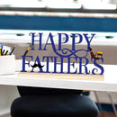 COCHIE Metal Happy Father's Day Sign, Fathers Day Decorations for Home, Shelf, Mantel, Indoor, Table Top Party Decoration, Fathers Day Gift for Dad from Daughter Son (Father's Day) by CozyNest Decor