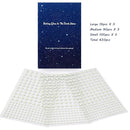 Glow in The Dark Stars Decals Decor for Ceiling 633 Pcs Realistic 3D Stickers Starry Sky Shining Decoration Perfect for Kids Bedroom Bedding Room Gifts by TinyTreasures Baby Boutique