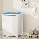 Greenvelly Portable Washing Machine, 16 Lbs Compact Mini Washer and Dryer Combo, Semi-automatic Twin Tub Washer with Drain Pump for Dorms, Apartments, RVs (Blue) by CozyNest Decor