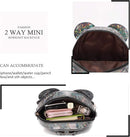 KL928 Girls Bowknot Polka Dot Cute Mini Backpack Small Daypacks Convertible Shoulder Bag Purse for Women by TinyTreasures Baby Boutique