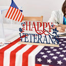 COCHIE Metal Happy Veterans Day Sign, Thank You Veteran Table Centerpieces Decorations for Home, Office, Shelf, Mantel, Indoor, Traditional Party Supplies Decor (Veterans) by CozyNest Decor
