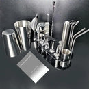 22-Piece Cocktail Shaker Set, 25/20oz Bartender Kit, Bartending Stainless Steel Bar Tools Sets for Drink Mixing, Boston Cocktail Shakers with Stand Recipes Booklet (Siver 25-20oz) by CozyNest Decor