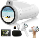 Kids Monocular for Bird Watching & Astronomy - Digital Telescope with Self-Timer, Boys Girls Camping Outdoor Exploration (White) by TinyTreasures Baby Boutique