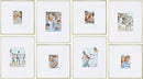 Camden Reed Arcadia 8 Piece Oversized Gallery Wall Frame, 16x20 and 16x16 Inch Matted Frames for Featuring 8x10 and 5x7 Inch Photographs or Art Prints, Gold Finish by CozyNest Decor