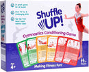 Shuffle Up Gymnastics Card Games - 70+ Fun & Active Skills Cards for Kids, Fitness Cards Develop Fundamentals, Stamina & Strength, Easy to Play for Kids | Multiple Skills Level Cards Include 2 Dices by TinyTreasures Baby Boutique