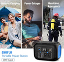Portable Power Station 600W Power Bank 296Wh Solar Generator Lithium Battery Portable Generator Fast Charging with LED Light Battery Pack 9 Outputs Power Supply for Home Camping Emergency Backup by TinyTreasures Baby Boutique