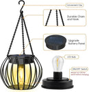 UBright 2 Pack 15" Solar Lights Outdoor Decorative Metal Solar Lanterns Outdoor Waterproof Hanging Lights for Outside Lanterns for Garden Yard Patio by GreenHaven Gardens