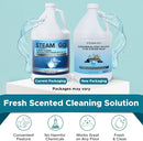Steam & Go Demineralized Water - Multisurface Cleaner, PVC-Free Ready-to-Use for Mops & Floor Steamers - Ideal for Kitchen, Bathroom, & Home Surfaces - Clean Ocean Scent - 128 fl oz (1 gal) by TinyTreasures Baby Boutique