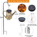 YJFWAL Solar Watering Can Lights, Unique Fairy Gifts for Women Mom Grandma Birthday, Waterproof Outdoor Garden Decor Large Hanging Solar Lantern Fairy Lights for Patio Porch Yard Flowerbed Pathway by GreenHaven Gardens