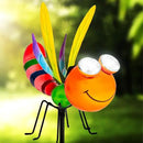 Shefio Dragonfly Solar Light - Metal Yard Art - Add Whimsy To Your Garden - Solar Yard Decorations - Outdoor Decor by GreenHaven Gardens