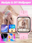 Kids Smart Watch Girls Boys, Smart Watch for Kids Gifts for 4-16 Years Old with Sleep Mode 19 Sports Mode Pedometer Birthday Gift for Boys Girls by TinyTreasures Baby Boutique