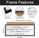 The Best Things in Life Framed Wall Art, 40''×15'' Rustic The Best Things in Life Sign for God Jesus Christ Prayer, Horizontal Holy Inspirational Family Home Decor by CozyNest Decor