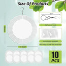 10 Pack Sublimation Wind Spinner Blanks 10 Inch,3D Wind Spinners Sublimation Blanks Products Bulk Aluminum Metal Sublimation Blank Wind Spinner for DIY Gift Indoor Outdoor Decoration by GreenHaven Gardens