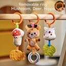 TUMAMA Baby Activity Toy Cute Bear Spiral Toy with Hanging Toys, Clips Detachable Sensory Stimulating Baby Toys 0-3 3-6 Months for Newborn Strollers Bassinets Crib Carseat by TinyTreasures Baby Boutique