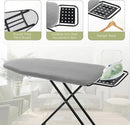 Ironing Board Full Size, RAINHOL 43"x13" Heavy Duty Compact Ironing Board with Iron Rest, Height Adjustable Sturdy Iron Stand, Grey Cover with Extra Thick Padding by CozyNest Decor