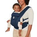 Ergobaby Omni Deluxe Baby Carrier Newborn to Toddler - Breathable Baby Carriers for Summer - All-Position Carrier with Enhanced Lumbar Support & Airflow (7-45 Pounds), Mesh, Midnight Blue by TinyTreasures Baby Boutique