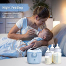 Termichy Baby Formula Dispenser, Portable Milk Powder Dispenser Container with Carry Handle and Scoop for Travel Outdoor Activities with Baby Infant, 8.8OZ, 0.55LB, 250g, 500ml (Light Blue) by TinyTreasures Baby Boutique