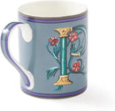 Spode Kit Kemp Alphabet Mug - Letter P Monogram in Fine China, 12oz Ceramic Coffee Cup for Hot Drinks, Personalized Drinkware for Unique Gifts, Dishwasher Safe Tea or Coffee Mug - Gift Box Included by CozyNest Decor